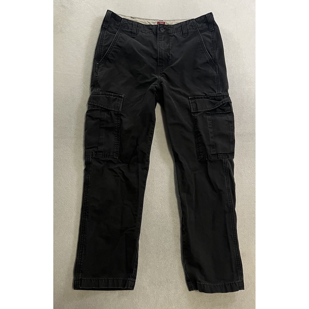 Levi's XX Cargo Pants Men's 31x30 Black Straight Cargo Pants Pockets Utility
